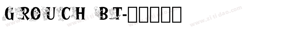 Grouch BT字体转换